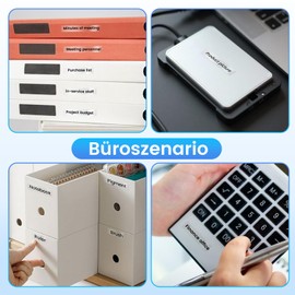 TZe-131 TZ-131 12 mm Clear Label Tape Compatible with Brother P Touch Tapes Black on Transparent Laminated 0.47 Tapes TZe131 for Ptouch PT H105 H107B D400 H110 1000 1005, Pack of 3