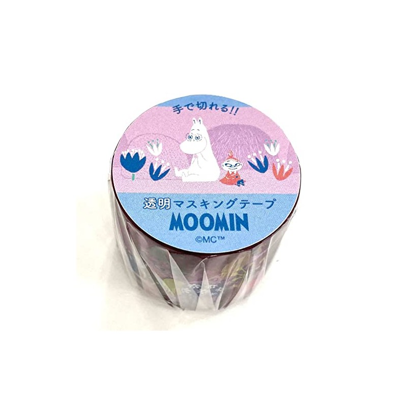 Gakken StaFul Moomin Masking Tape, Clear, 1.2 inches (30 mm)
