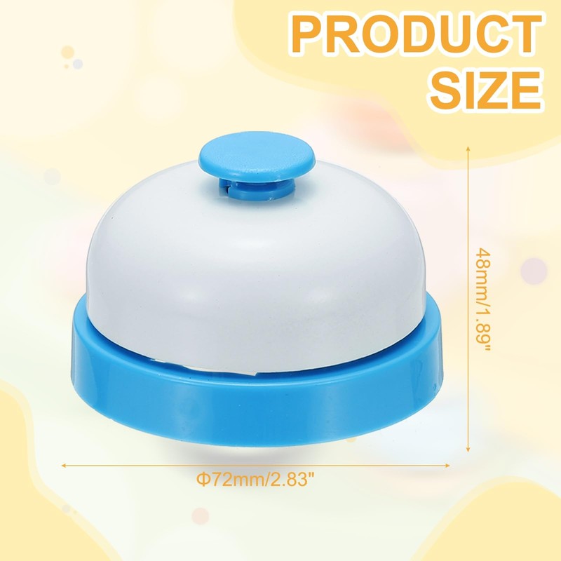 PATIKIL Call Bell 2.83" Small Desk Service Ring Bell Buzzer