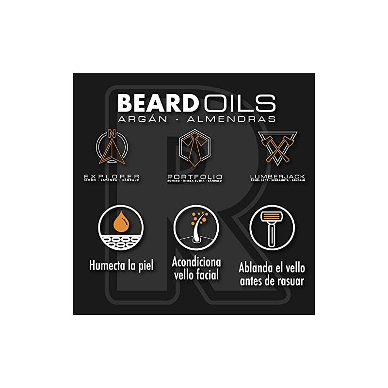 Regrowe Aceite Explorer Aceite para Barba y Bigote Limón, Lavanda,