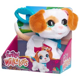Just Play furReal Walk-A-Lots Big Wags Interactive Toy , Walking 8-inch Plush Puppy with Sounds, Kids Toys for Ages 4 Up