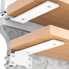 Yeabett 2 Pack Shelf Brackets 15cm, Heavy Duty Wall Brackets,