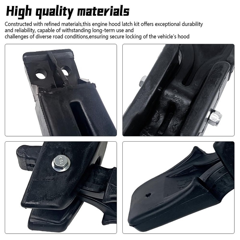 QIEFOAD 3544924C1 Hood Latch 2PC Fit for International Prostar DuraStar