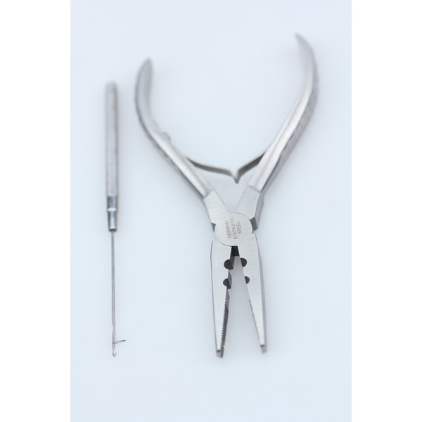 Attach Remover Pliers Clamp Tool for Micro Ring Link Tube Beads I Tip Stick Hair Extensions By Hair De Ville