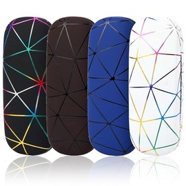 JANYUN Glasses Case, Hard Case Portable Glasses Case Hard Shell Glasses Case for Men and Women, multi-coloured