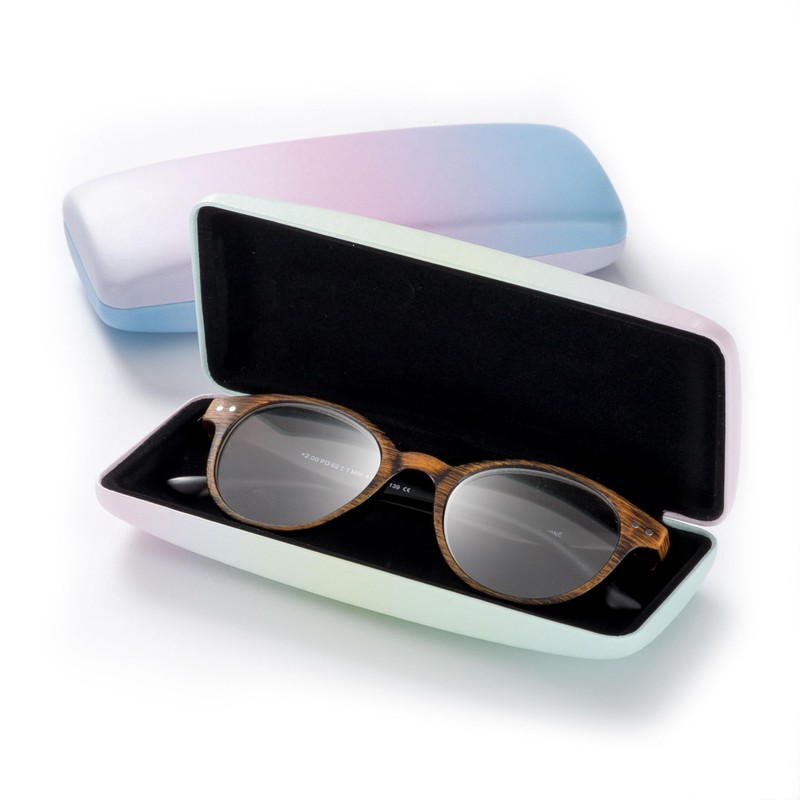 FEFI - Hardcase Glasses Case in Pastel Rainbow Colours -