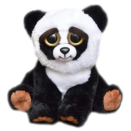 Feisty Pets Black Belt Bobby Plush Stuffed Panda that Turns Feisty with a Squeeze