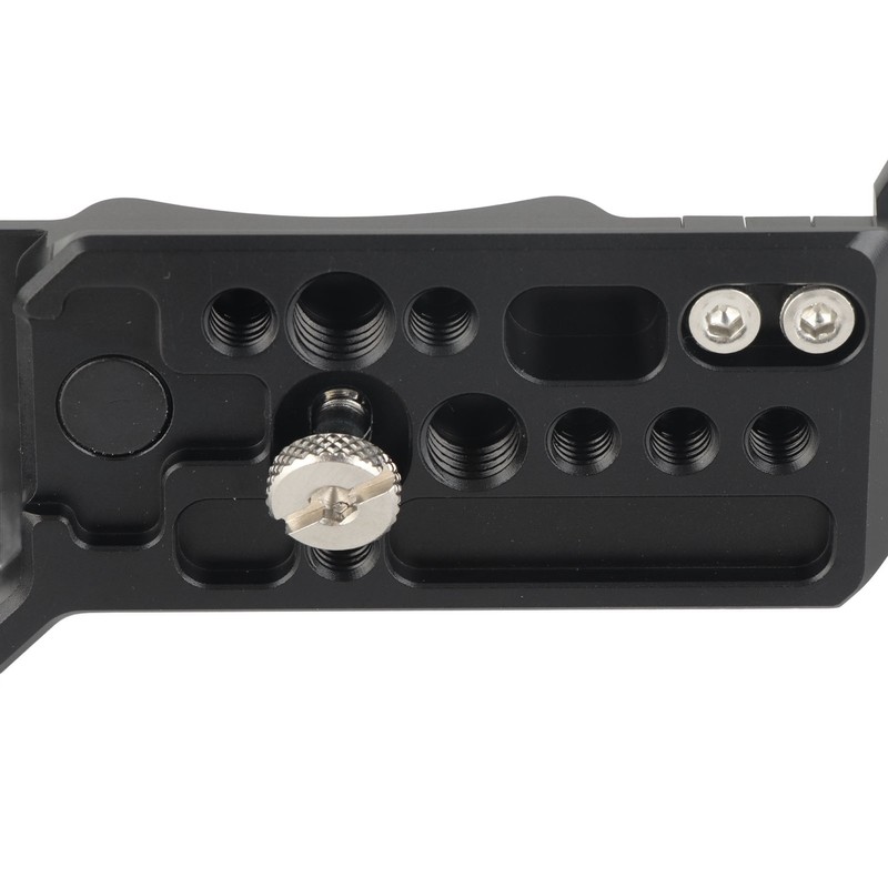 Camera Cage Aluminum Cold Shoe Mounting Plate with 1/4 and