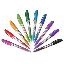 Paper Mate InkJoy Mini Ballpoint Pens | Retractable Medium Point (1.0mm) | Candy Pop Wraps | 10 Count