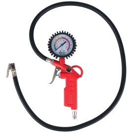 KS Tools 515.1920 Compressed Air Tyre Inflation Gauge, 0 12Bar