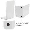 VONDERSO Heavy Duty White Decorative Metal Bookends, VONDERSO Metal Book
