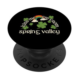 Kiss Me Shamrock - US City St. Patrick's Day Spring Valley PopSockets Swappable PopGrip