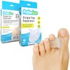 Protectoe Single Gel Toe Separator for Overlapping Toes, Toe Spacer - Box of 10 Gel Separators