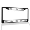 Fastasticdeals Metal Insert License Plate Frame Game Dices Logo Weatherproof