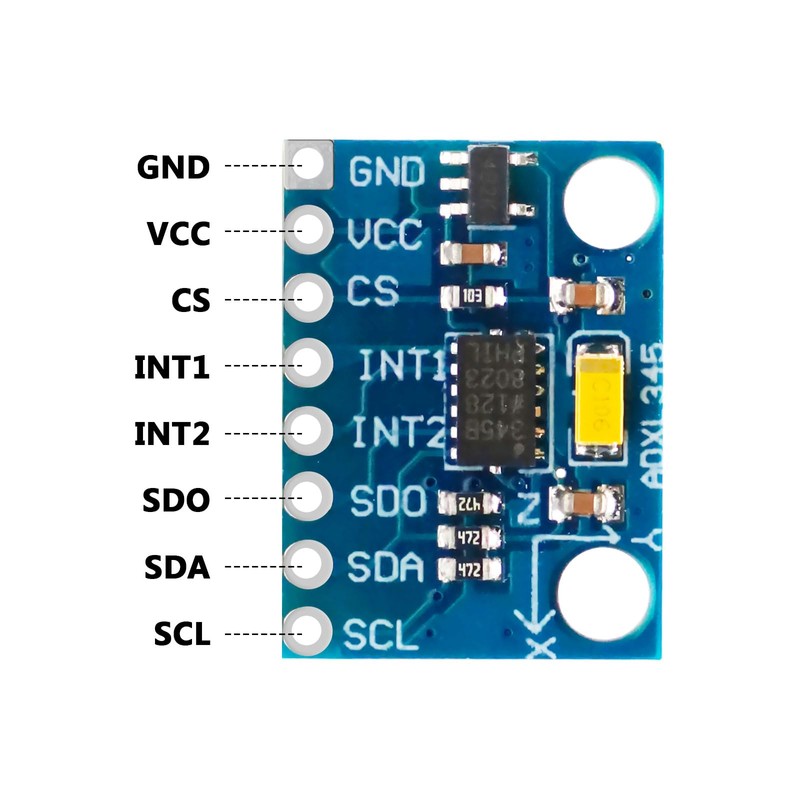APKLVSR Pack of 5 ADXL345 Digital Module for Accelerating Gravity