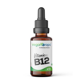 Vegan Drops® - Vitamin B12 Tropfen - Kombination aus Methyl- & Adenosylcobalamin - 750 Tropfen, 375 Tage Reichweite - vegan, ohne Alkohol & in Deutschland produziert
