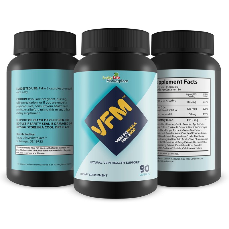 VFM Vein Formula Max 2000 - Circulatory & Vein Health