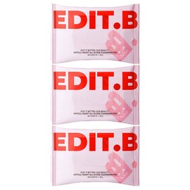 Edit B Joyful Heart All-in-One Cleansing Pad, 3 pieces, 30 sheets / 에딧비 조이풀 하트 올인원 클렌징 패드, 3개, 30매입