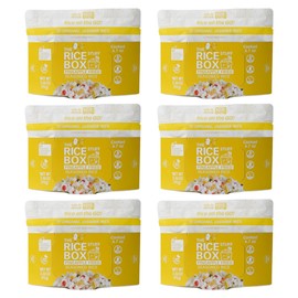 The Rice Stuff Box - Pineapple Fried Instant Rice Meals, Organic Jasmine, NON-GMO, Gluten-Free, Vegan, Dairy-Free (Pack of 6)