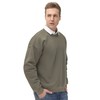 THE GYM PEOPLE Men's Fleece Crewneck Sweatshirt Thick Loose fit