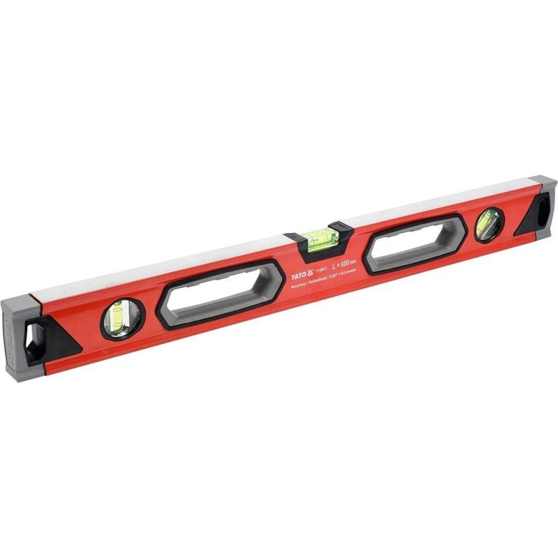 Yato YT-30071 – Aluminium Level 600 mm 3 Vials
