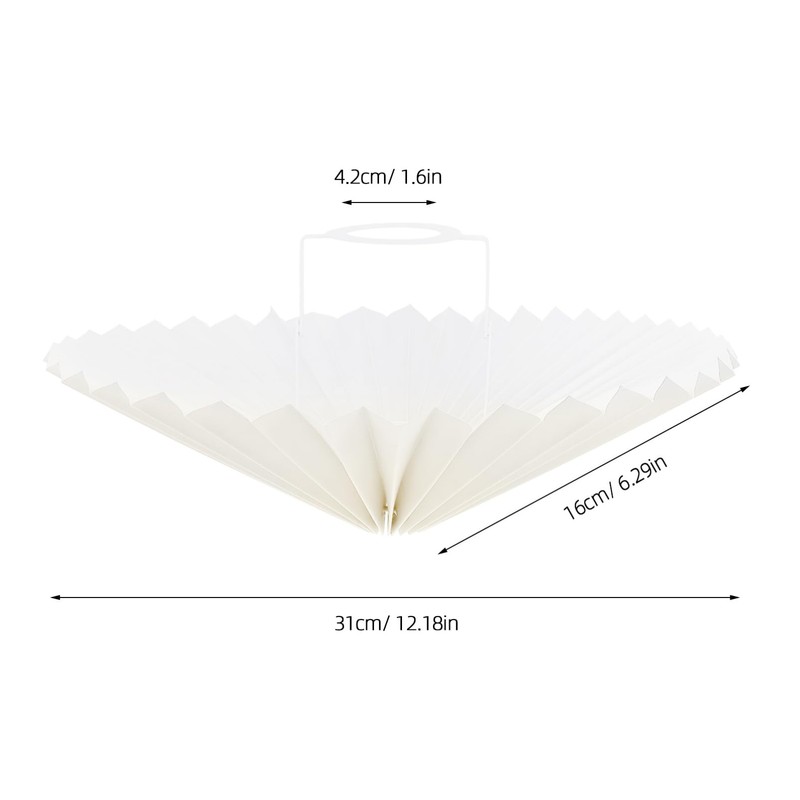 Hemobllo Pleated Lamp Shade - Table Lamp Shade Umbrella Shape