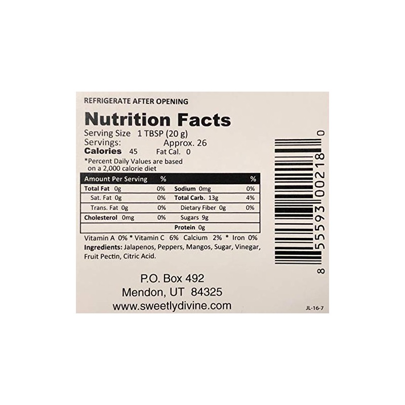 Sweetly Divine Hot Pepper Jelly - Multiple Flavors Available (Mango