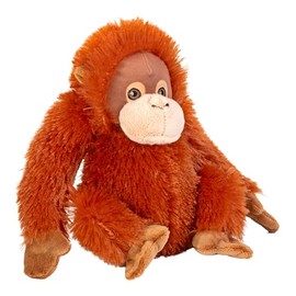 Wild Republic Cuddlekins Eco Mini Orangutan Female, Stuffed Animal, 10 Inch, Plush Toy, Ecofriendly