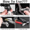 4Pcs Set Bicycle Crank Removal Tool Set, Professional Bike Bottom