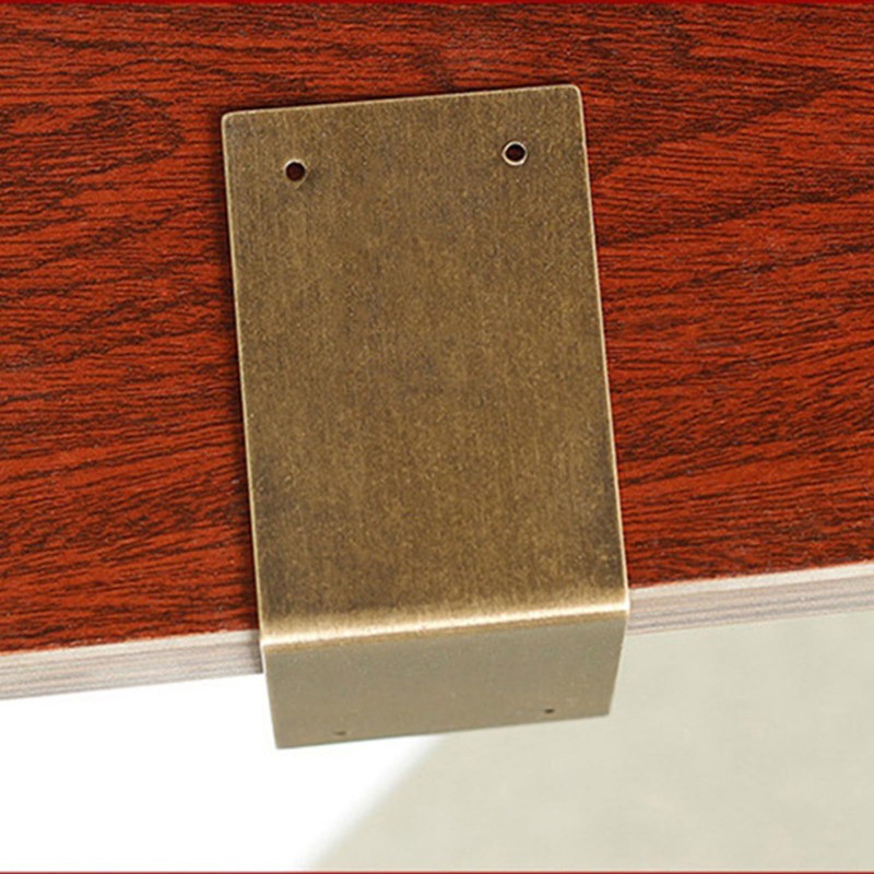4Pcs Brass Corner Protectors 90 Degree Right Angle Brackets Corner