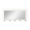 DesignOvation Kate and Laurel Pub Mirrors with 5 Metal Hooks,