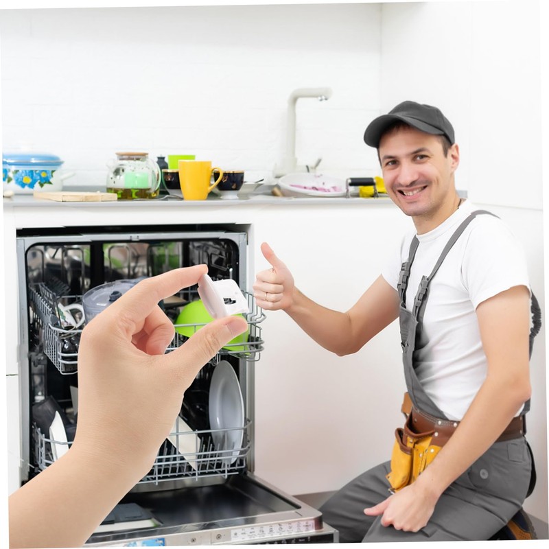 Hohopeti 5pcs Upper Rack Slide End Cap Dishwasher Accessory Stop