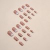 Short Almond Press on Nails with Solid Gel, Elegant Style