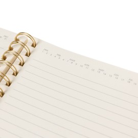 Graphique Apollo Vegan Leather Journal, Spiral Notebook for Writing, 192 Lined Pages, 8” x 10”