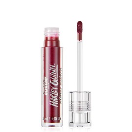 Lottie London x Harley Quinn Transforming Liquid Lipstick in Killin It, Transforming liquid lipstick with a metallic glitter finish in a deep berry shade