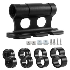 CosyCaya Bicycle Fork Mount, Versatile Bike Block Fork Mount, Car Bicycle Roof Rack Fork Mount, Portable with 8 Pairs of Side Covers, M5/M12/M15 x 150 mm, M15 x 110 mm