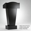 aboxoo Podium Stand - Modern Podium Lectern with Laptop Shelf