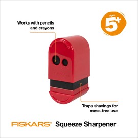 Fiskars® Squeeze Sharpener, Assorted Colors