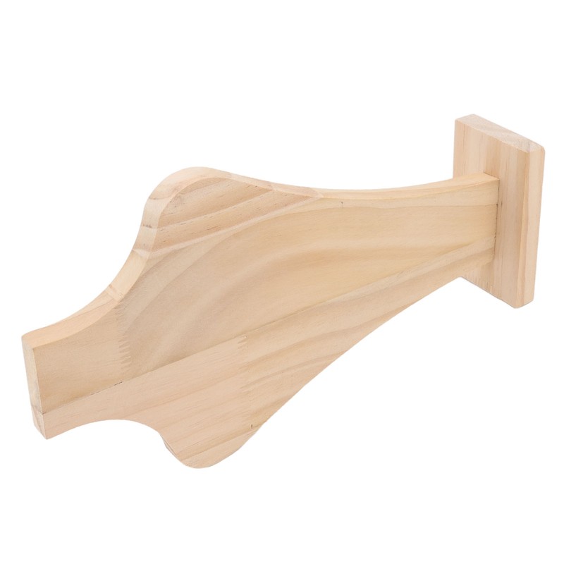 2pcs Wooden Necklace Display Stand Vase Shaped Light Weight Solid