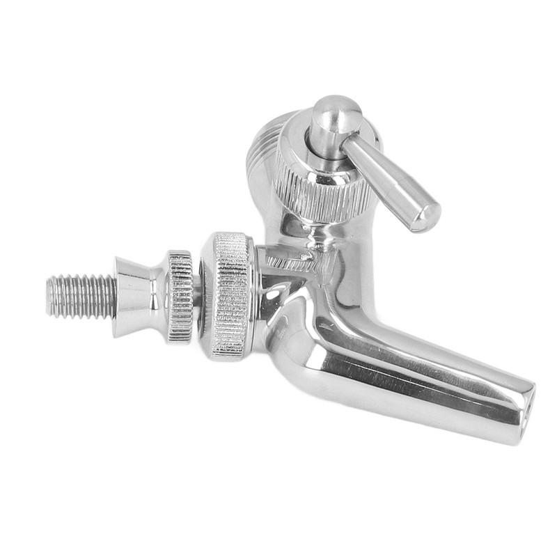 Beer Flow Control Faucet Stainless Steel Beer Tap with Dust