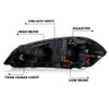 PIT66 LED Headlight Assembly Compatible with Chevy Impala 2006-2013/ Fit