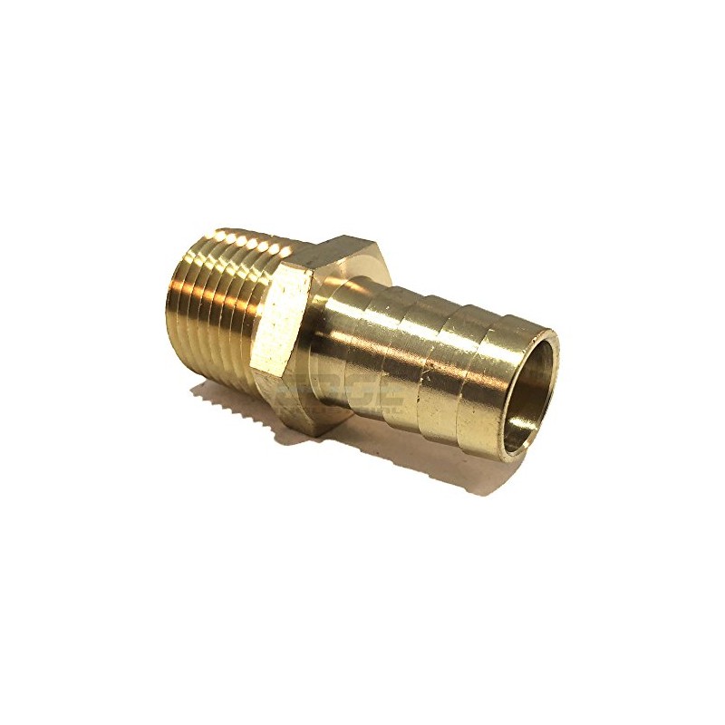 EDGE INDUSTRIAL 5/8" Hose ID to 1/2" Male NPT MNPT
