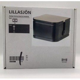 IKEA LILLASJON  LILLASJÖN Toilet roll holder Galvanized steel, Solid birch NEW