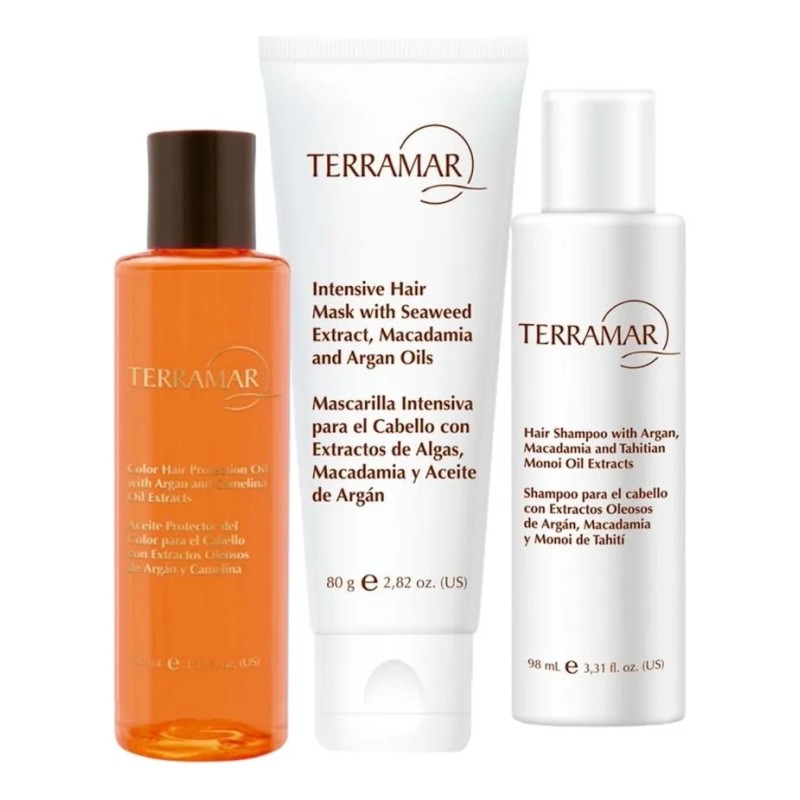 Kit Set De Viaje Protector Capilar Terramar 98mls