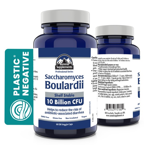 Saccharomyces Boulardii Probiotics Gut Health Supplements - Shelf Stable 10