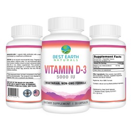 Best Earth Naturals Vitamin D-3 5000 IU