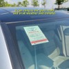 Electrostatic Windshield Sticker Applicator Film - 10 Pack