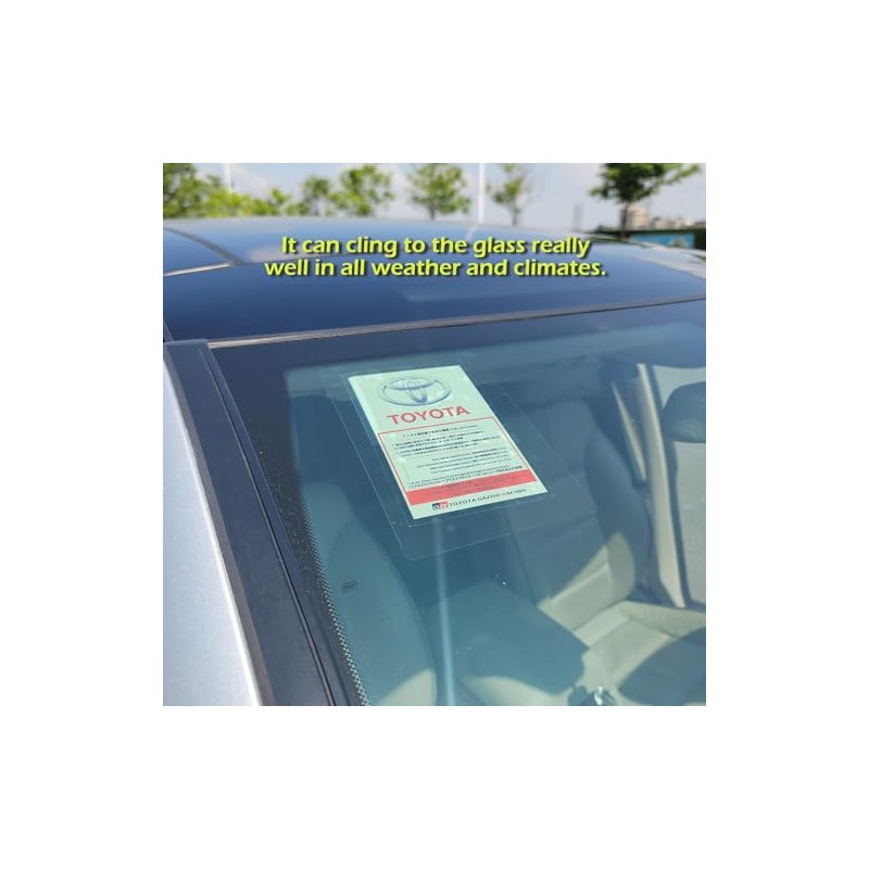 Electrostatic Windshield Sticker Applicator Film - 10 Pack