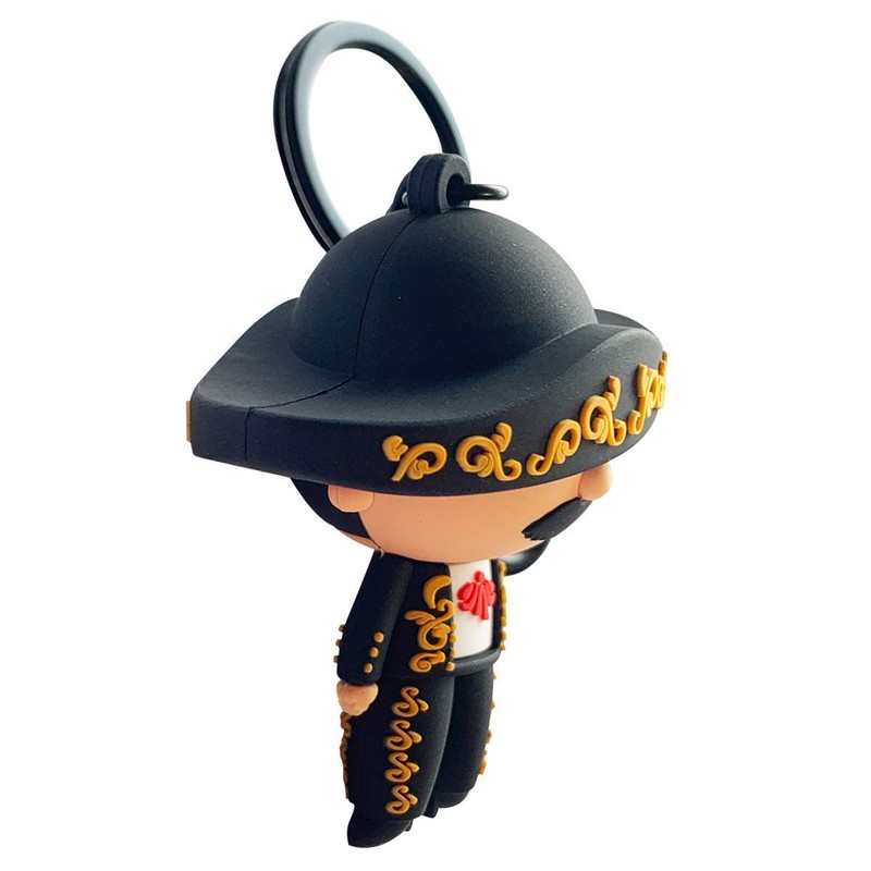 Llavero 3D PVC Mariachi Tocho Accesorio BY MEXICO