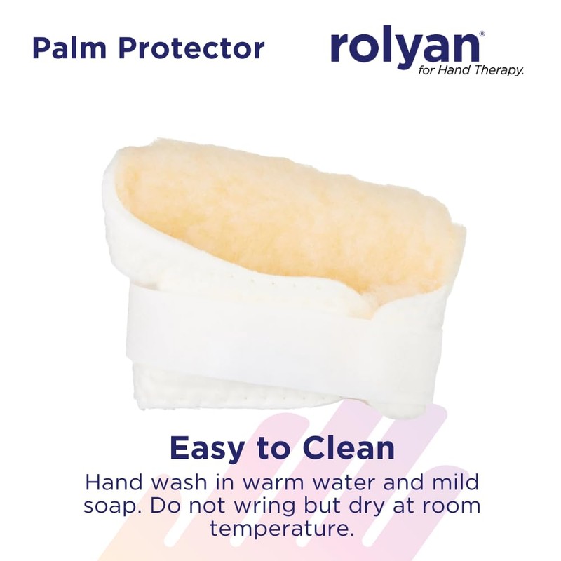 Rolyan Palm Protector for Left Hand, Left Handed Glove for